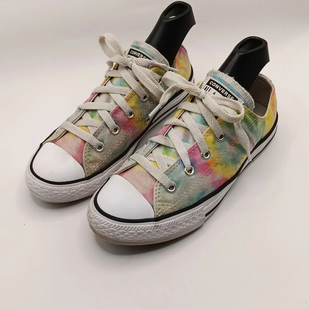 Converse Chuck Taylor Tie Dye‎ Low Top Sneakers Youth Kids US 2 Fun Colorful